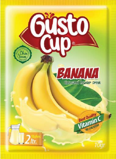 Gusto Cup Banana 10gr, Gusto Cup