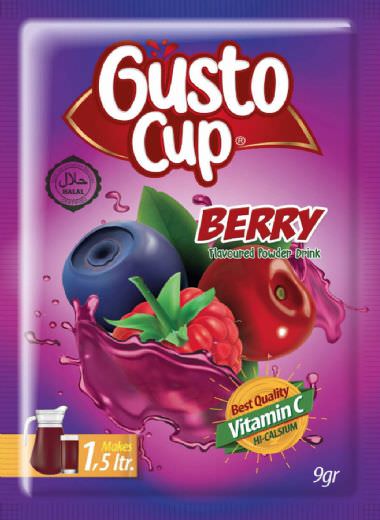 Gusto Cup Berry 9gr, Gusto Cup
