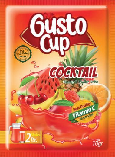 Gusto Cup Cocktail 10gr, Gusto Cup