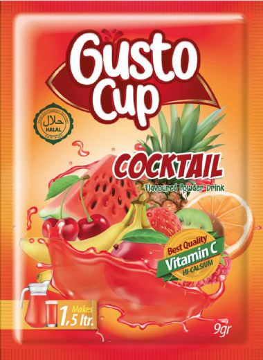 Gusto Cup Cocktail 9gr, Gusto Cup