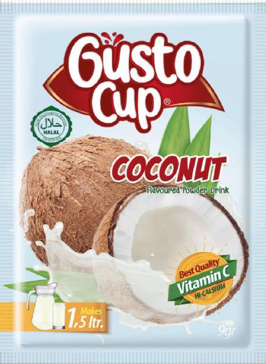 Gusto Cup Coconut 9gr, Gusto Cup