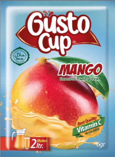 Gusto Cup Mango 6gr, Gusto Cup