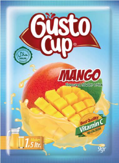Gusto Cup Mango 9gr, Gusto Cup