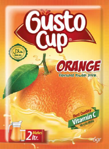 Gusto Cup Orange 6gr, Gusto Cup